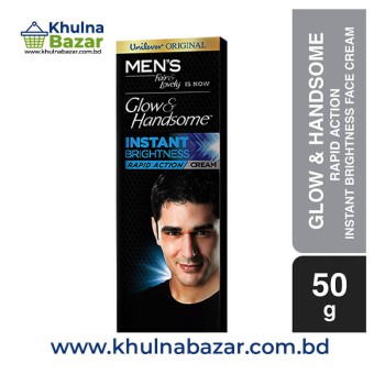 Glow & Handsome Rapid Action Instant Brightness Face Cream – 50g