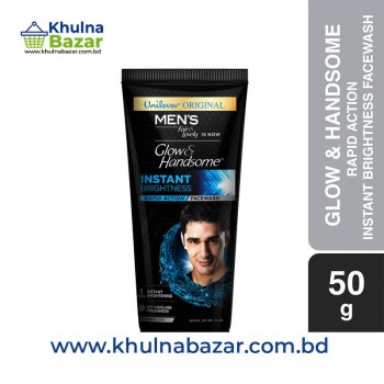 Glow & Handsome Rapid Action Instant Brightness Face Wash – 50g