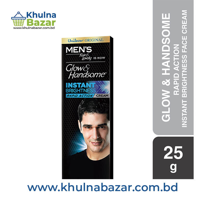 Glow & Handsome Rapid Action Instant Brightness Face Cream – 25g