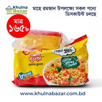 Fresh Noodles 8 Packet Combo - Free Tiffin Box Gift - Khulnabazar