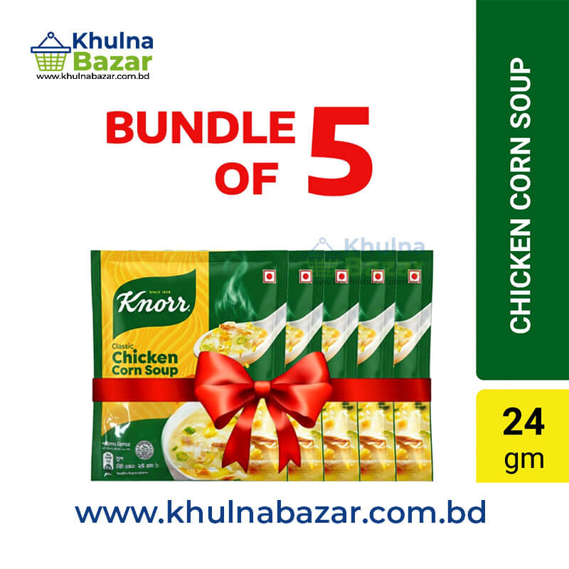 Knorr Chicken Corn Soup 24g (Bundle of 5)