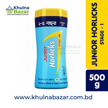 Junior Horlicks Health & Nutrition Drink - Stage 1 (2-3 Years) - 500g Jar