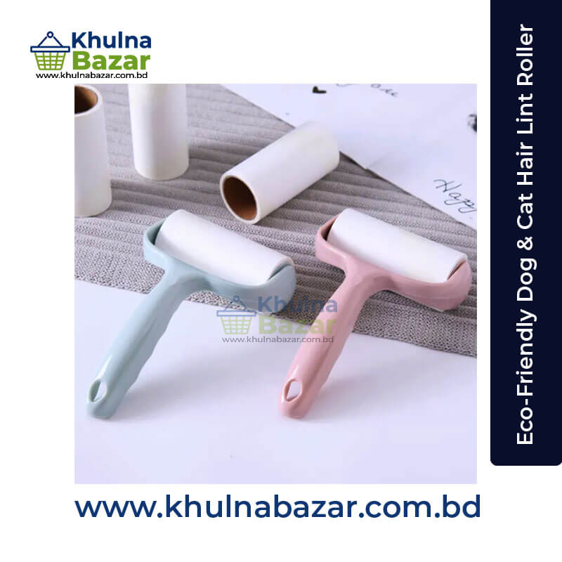 Eco-Friendly Pet Hair & Lint Remover Roller - Portable Hair Sticker for Furniture, Clothes & Grooming