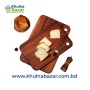 Premium Solid Mahogany Wood Chopping Board | Eco-Friendly Wooden Carving Board