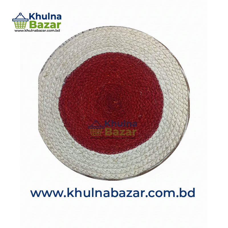Handwoven Natural Jute Place Mat – Eco-Friendly Dining Decor