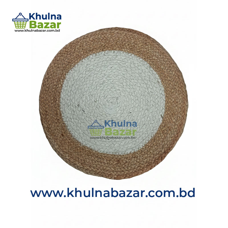 Handcrafted Eco-Friendly Jute place Mat - Natural Rustic Table Decor