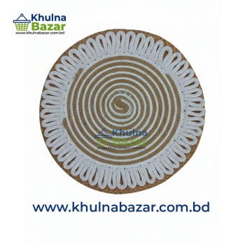 Sutar & jute Place mat – Eco-Friendly Round Table Mat
