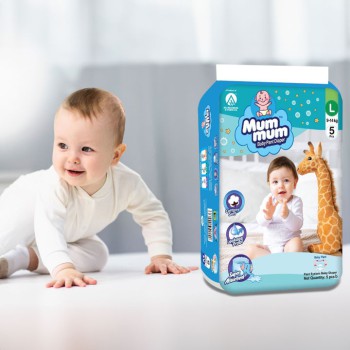 Mum Mum Disposable Baby Diaper Pant L (9-14 KG) - 5 pcs