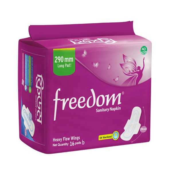 Freedom Sanitary Napkin - Panty - 16 Pieces