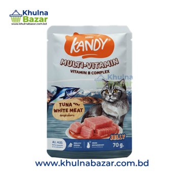 Kandy Multi-Vitamin Pouch - Tuna & White Meat In Jelly (70g)