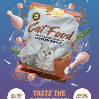 Pet Metro Chicken Recipe Wet Cat Food - 100g Pouch
