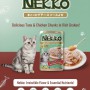 Nekko Real Tuna In Gravy Cat Food Pouch - 70g (Premium Wet Food)