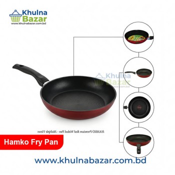 HAMKO Non-Stick Fry Pan Without Glass Lid - 22 cm